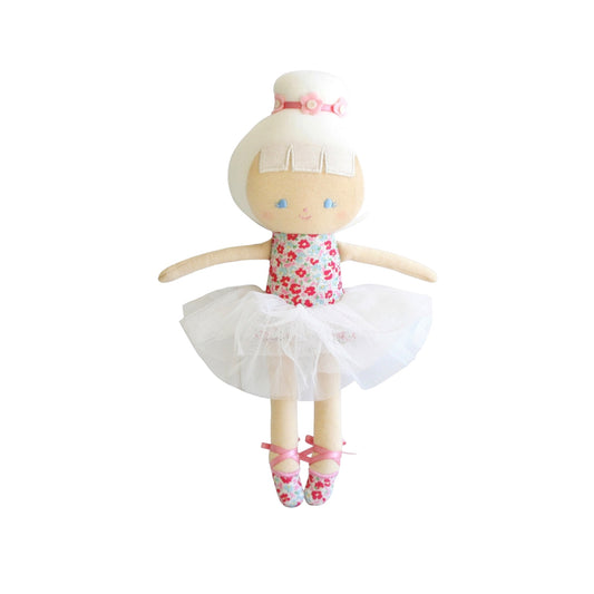 Sweet Floral Baby Ballerina Doll