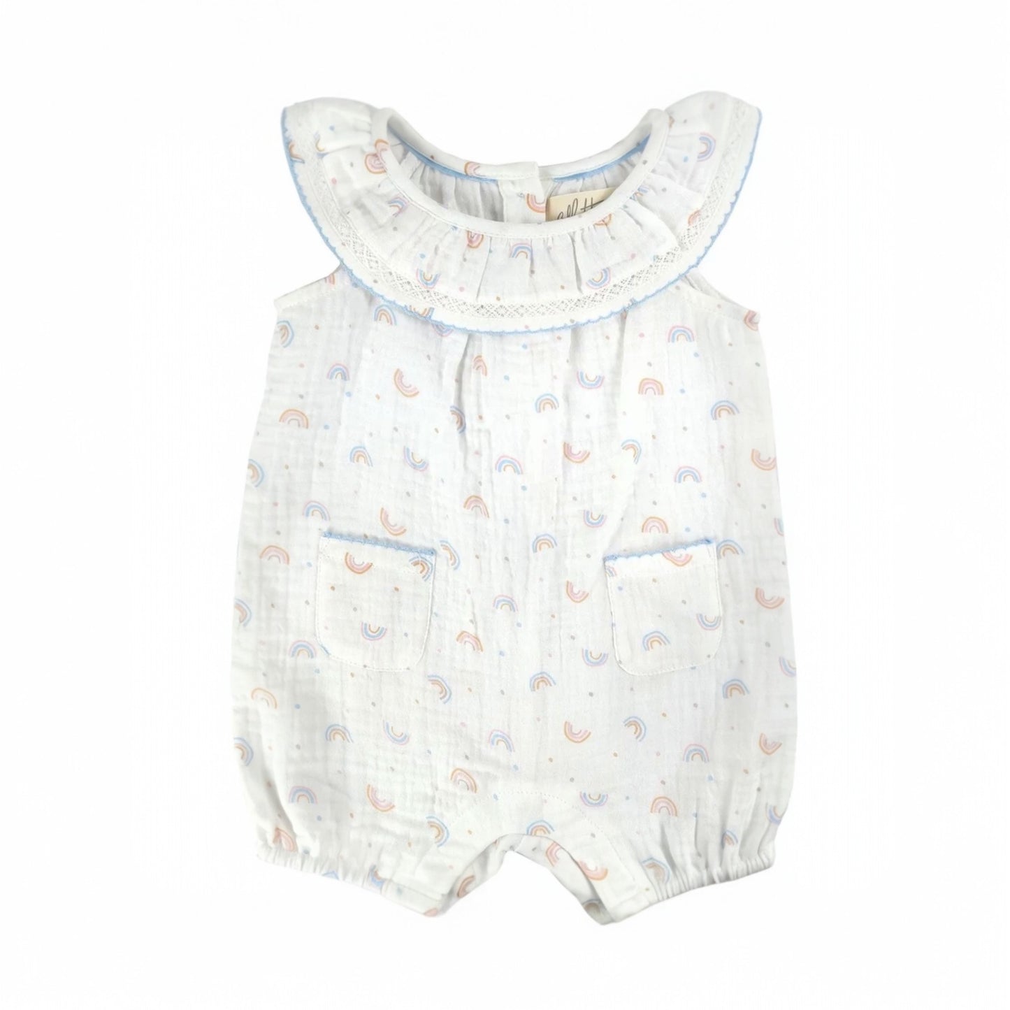 Mini Rainbow Print Romper