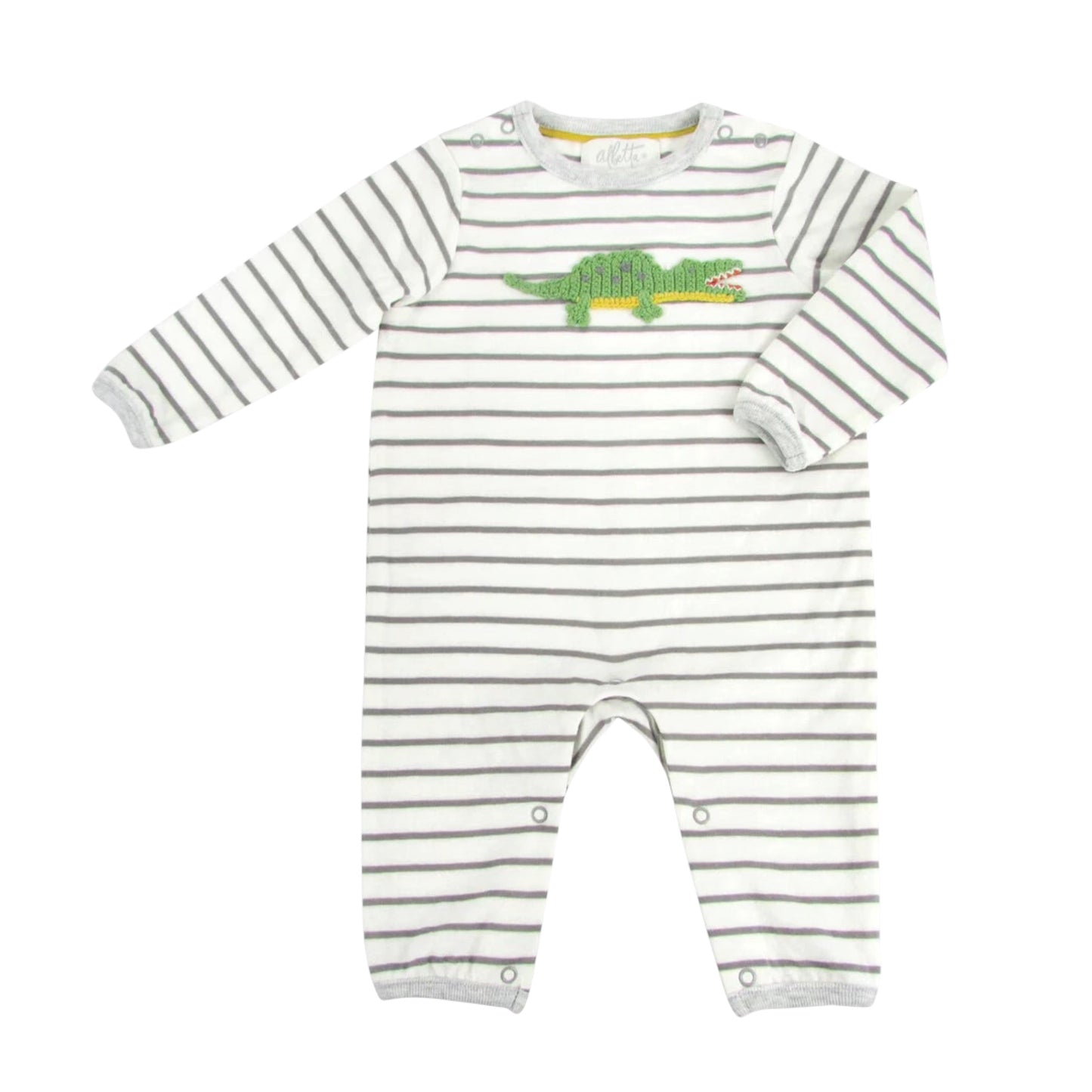 Cleo The Crocodile Striped Romper