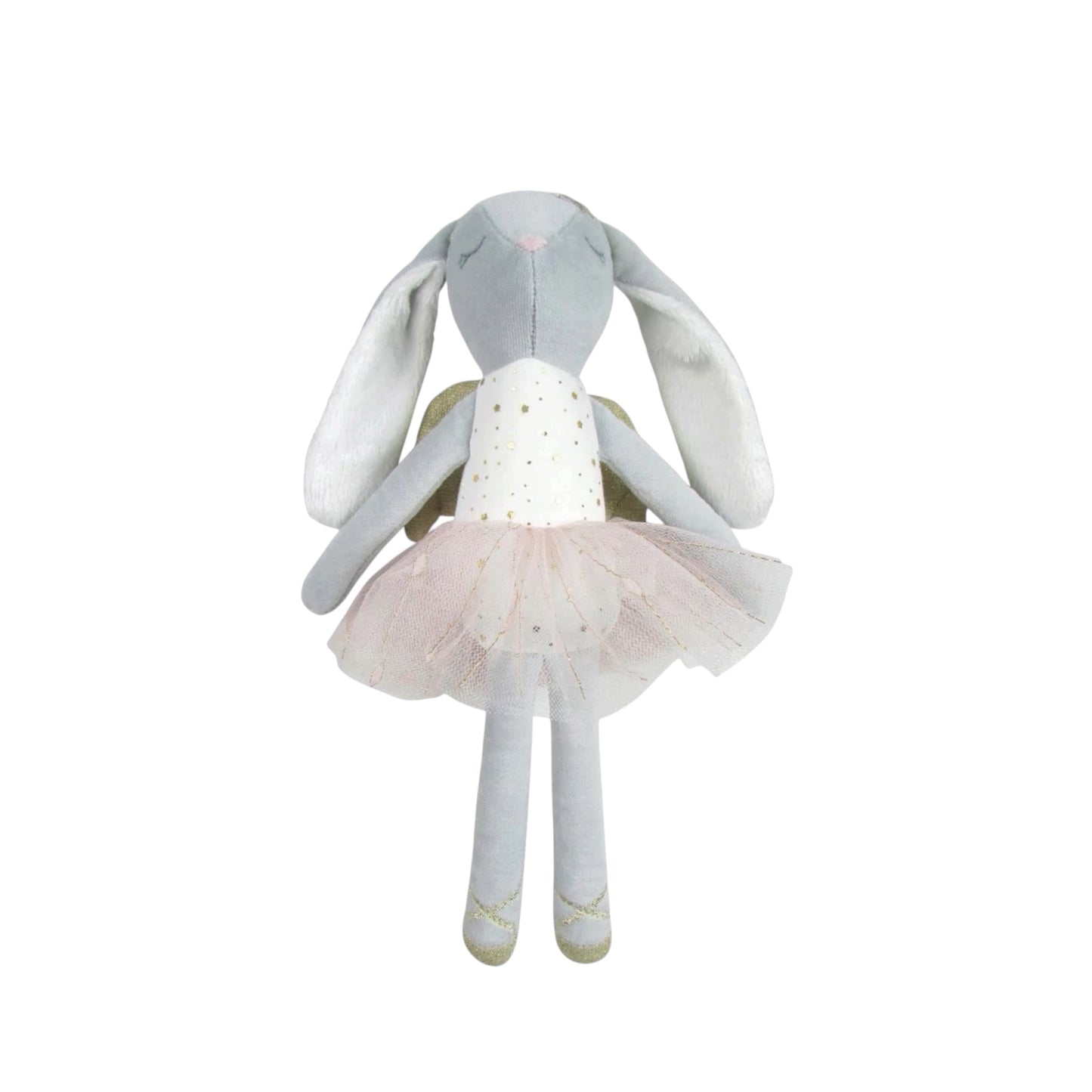 Gray Ballerina Bunny Doll
