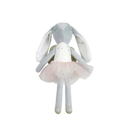 Gray Ballerina Bunny Doll