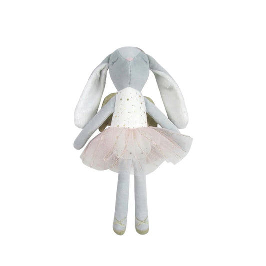 Gray Ballerina Bunny Doll