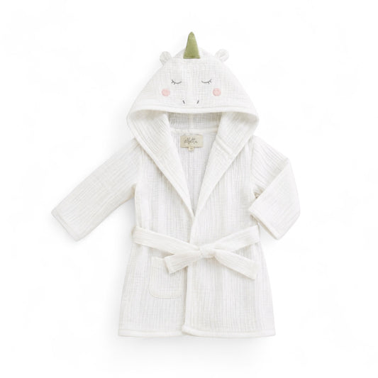 Unicorn Muslin Robe