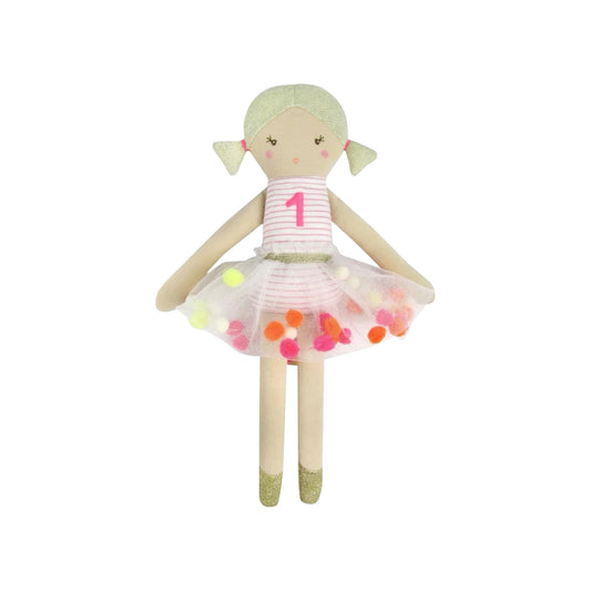 1st Year Birthday Jersey Doll