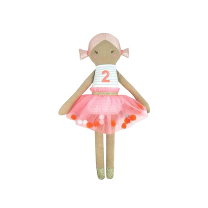 2nd Year Birthday Jersey Doll