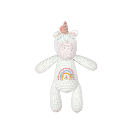 Crochet Unicorn Rattle