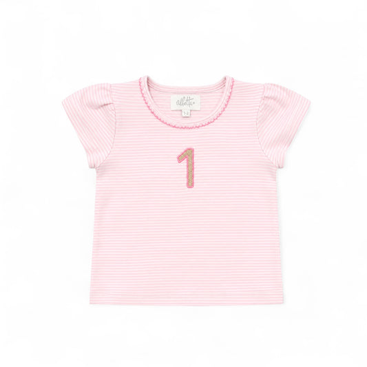 1st Year Girl Birthday Tee