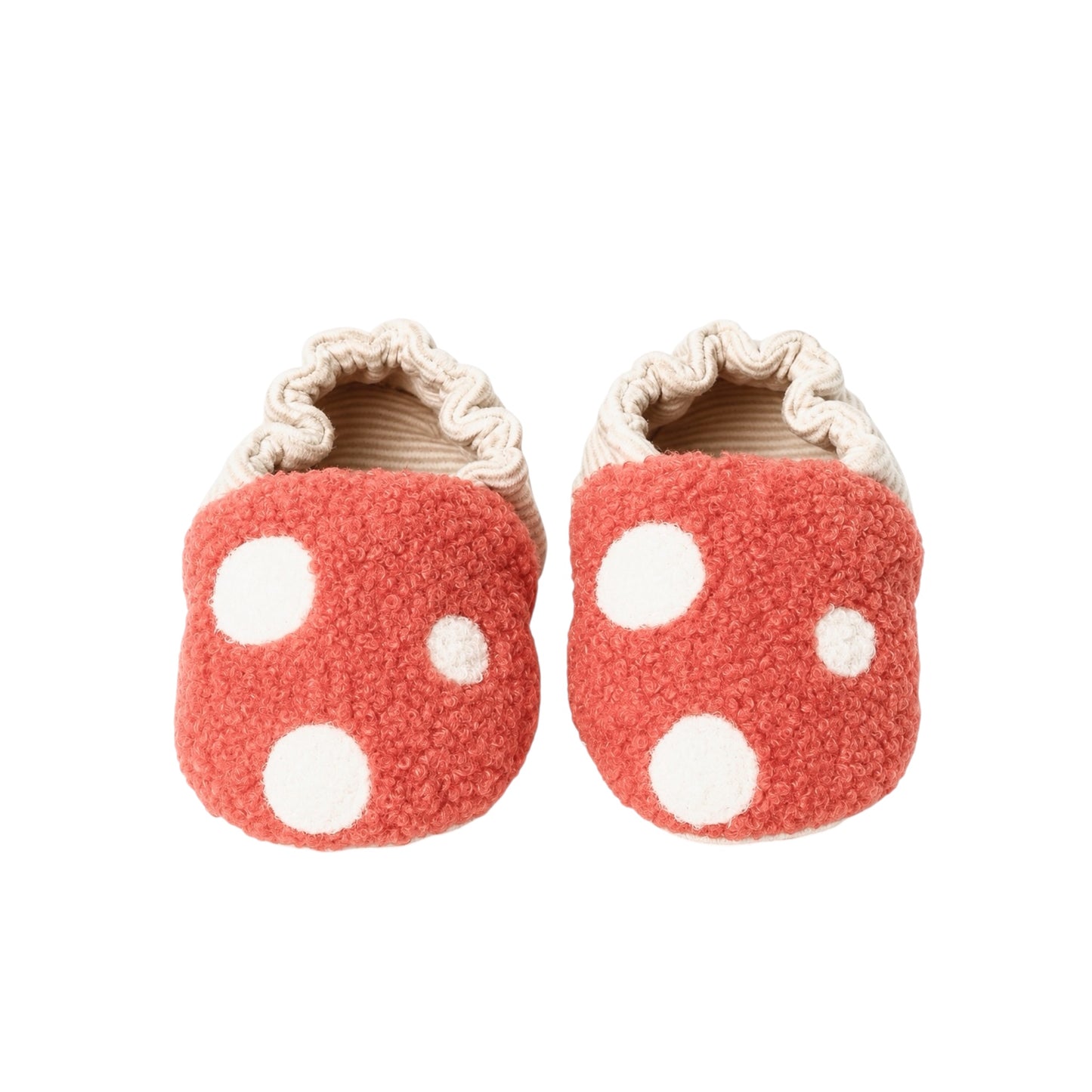 Mushroom Baby Terry Cotton Booties