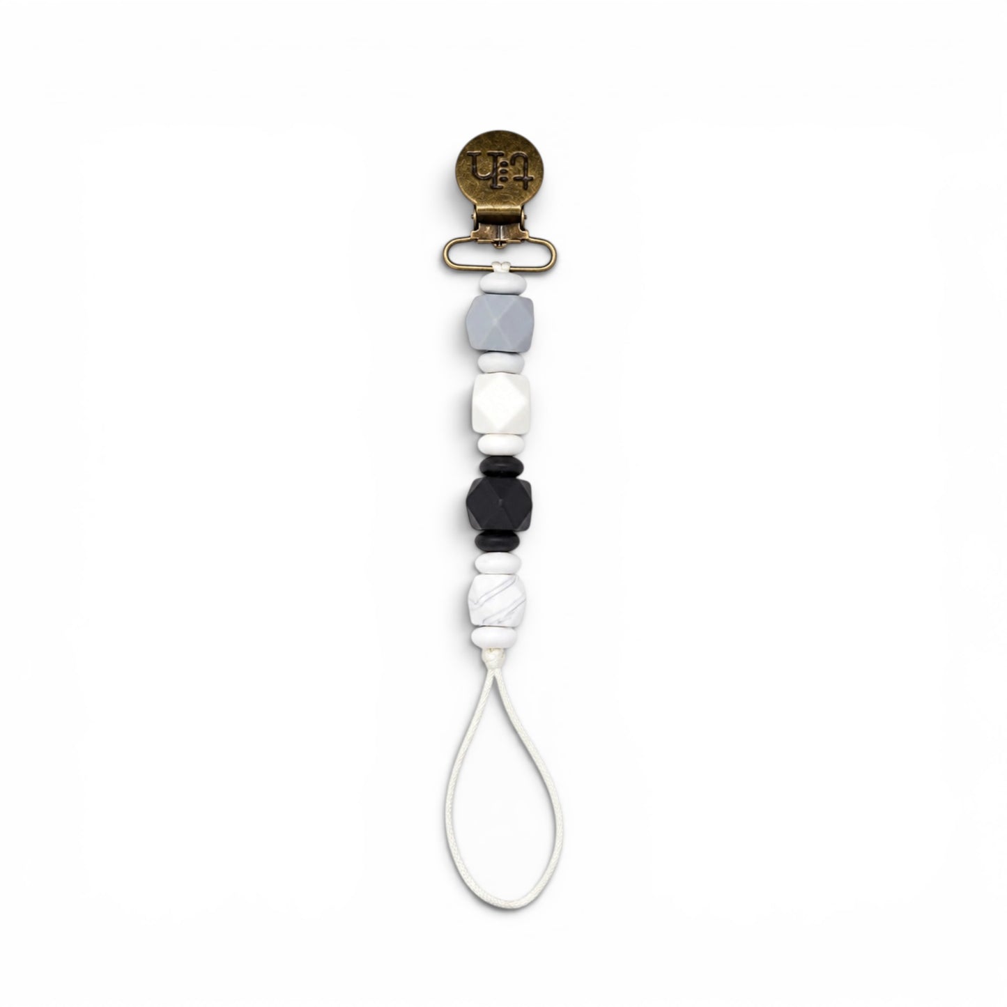 Marble Petite Jewel Pacifier Clip
