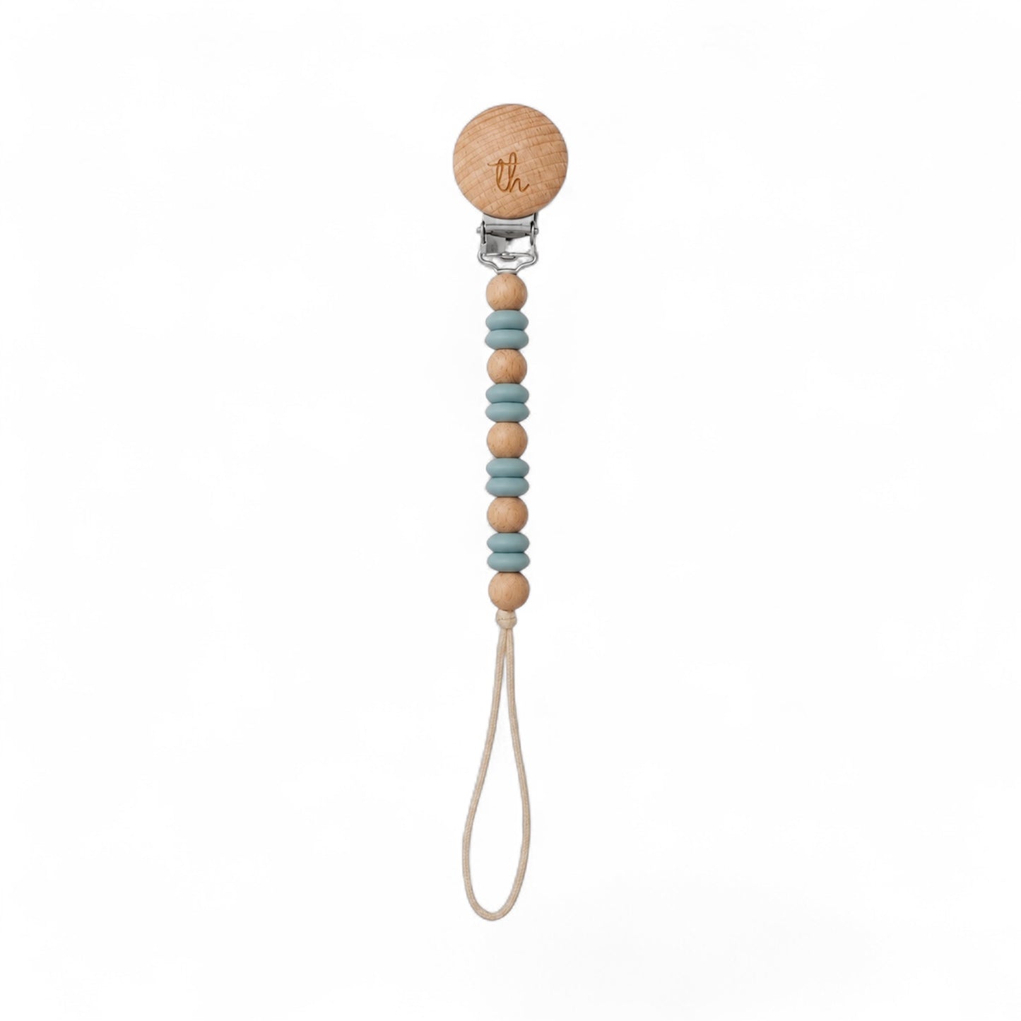 Sea Foam Ori Pacifier Clip