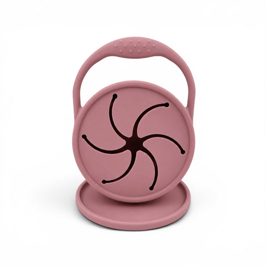 Mauve Silicone Snack Cup