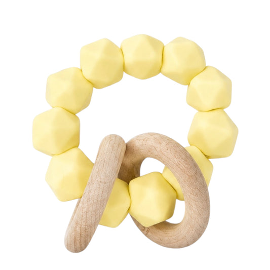 Butter Yellow Abby Rattle Toy