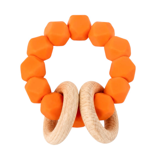 Orange Peel Abby Rattle Toy