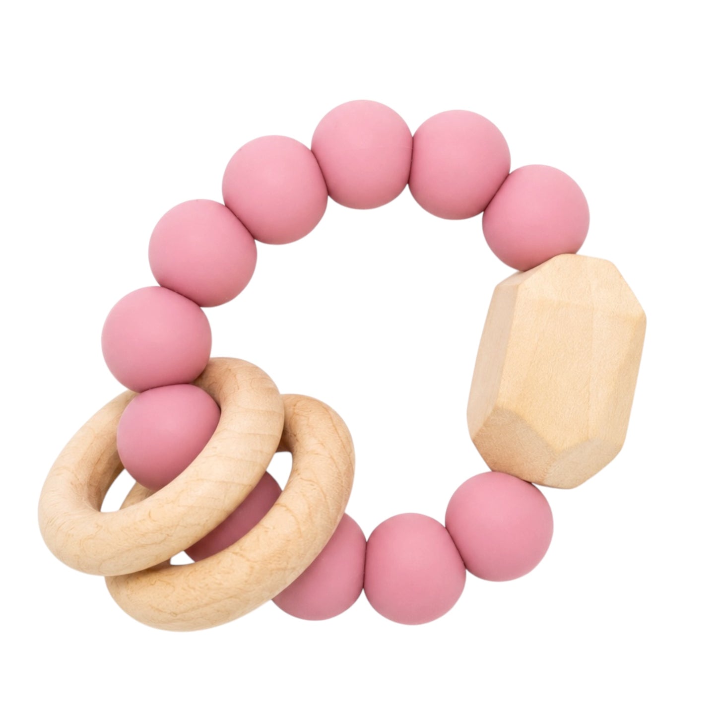 Blush Mia Rattle Toy