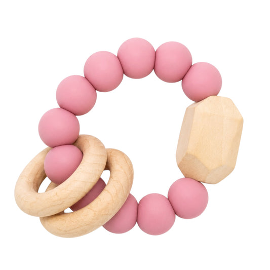 Blush Mia Rattle Toy