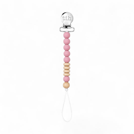Blush Le Crew Petite Pacifier Clip