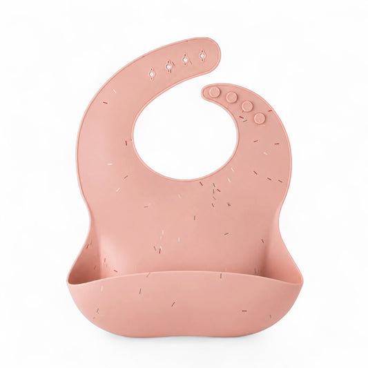 Rose Dawn Sprinkle Silicon Bib