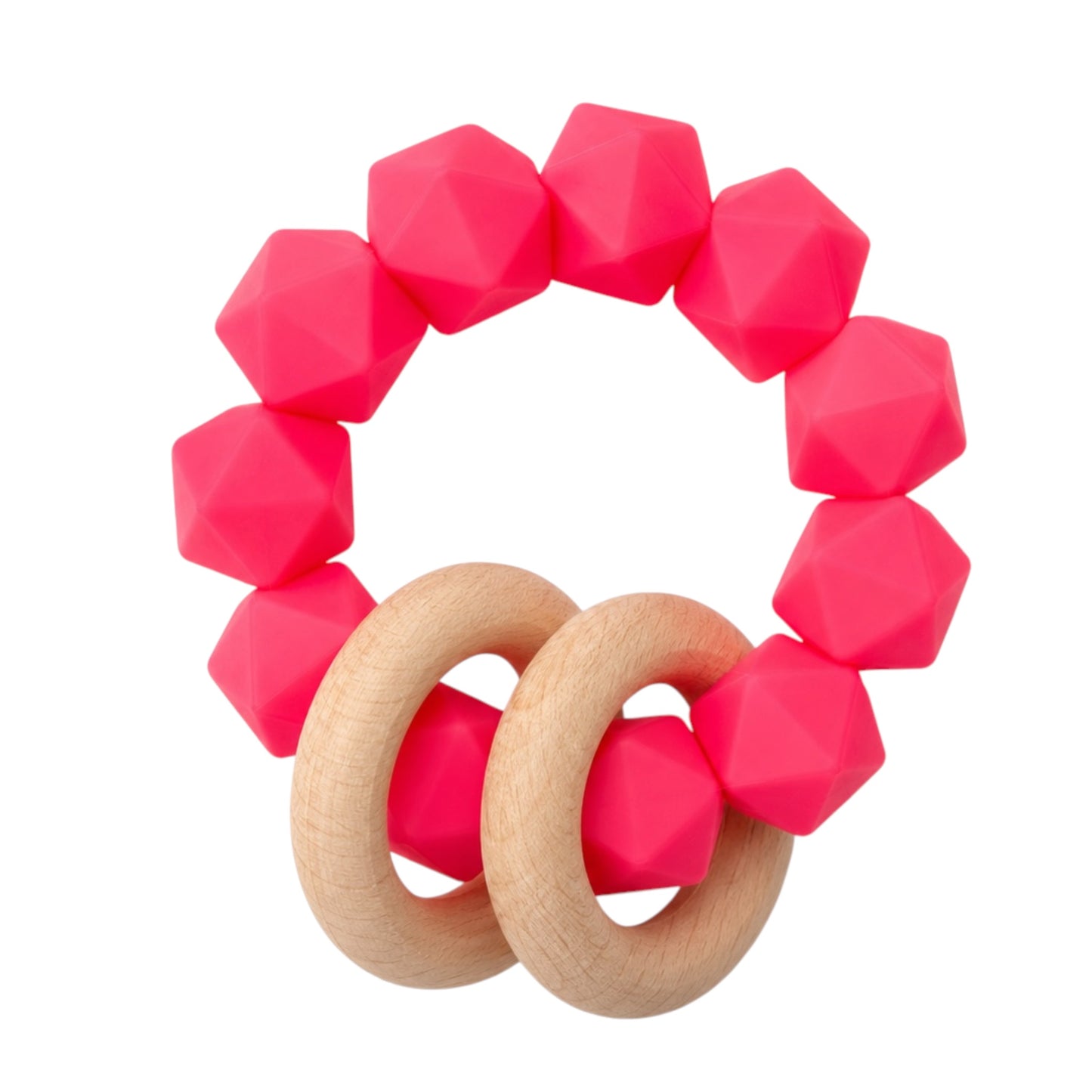 Shocking Pink Abby Rattle Toy