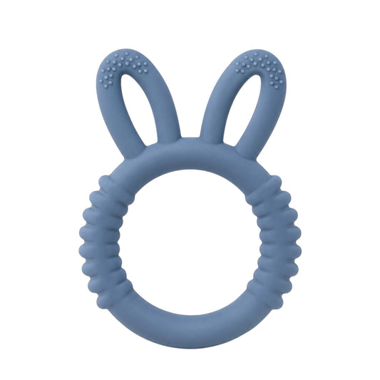 Slate Bunny Silicone Teether