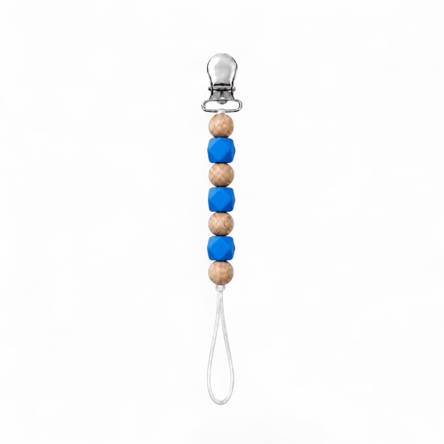 Sky Blue Maya Pacifier Clip