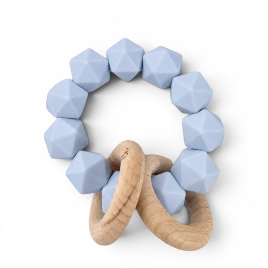Baby Blue Abby Rattle Toy