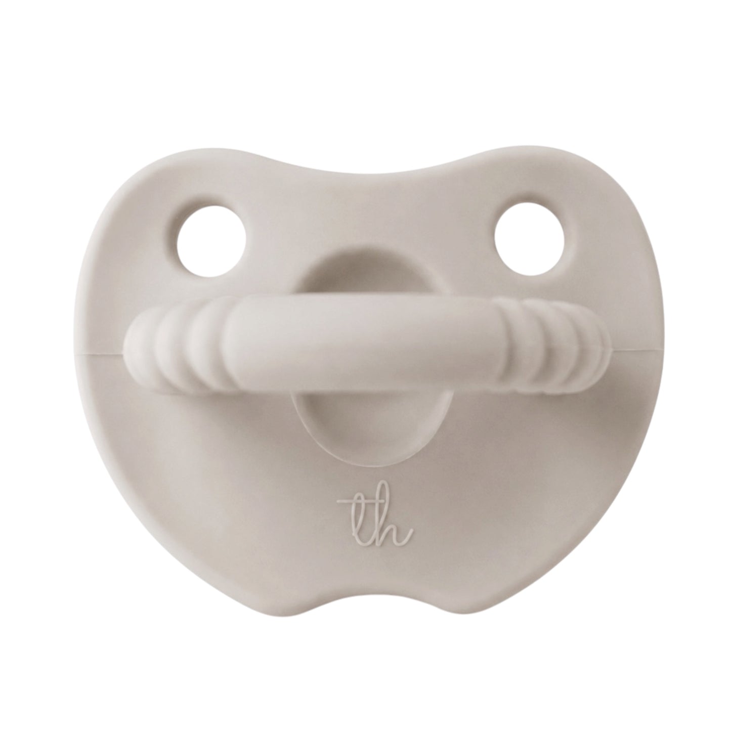 Taupe Flat Silicone Soother
