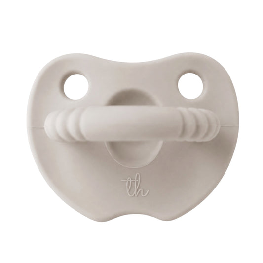 Taupe Flat Silicone Soother