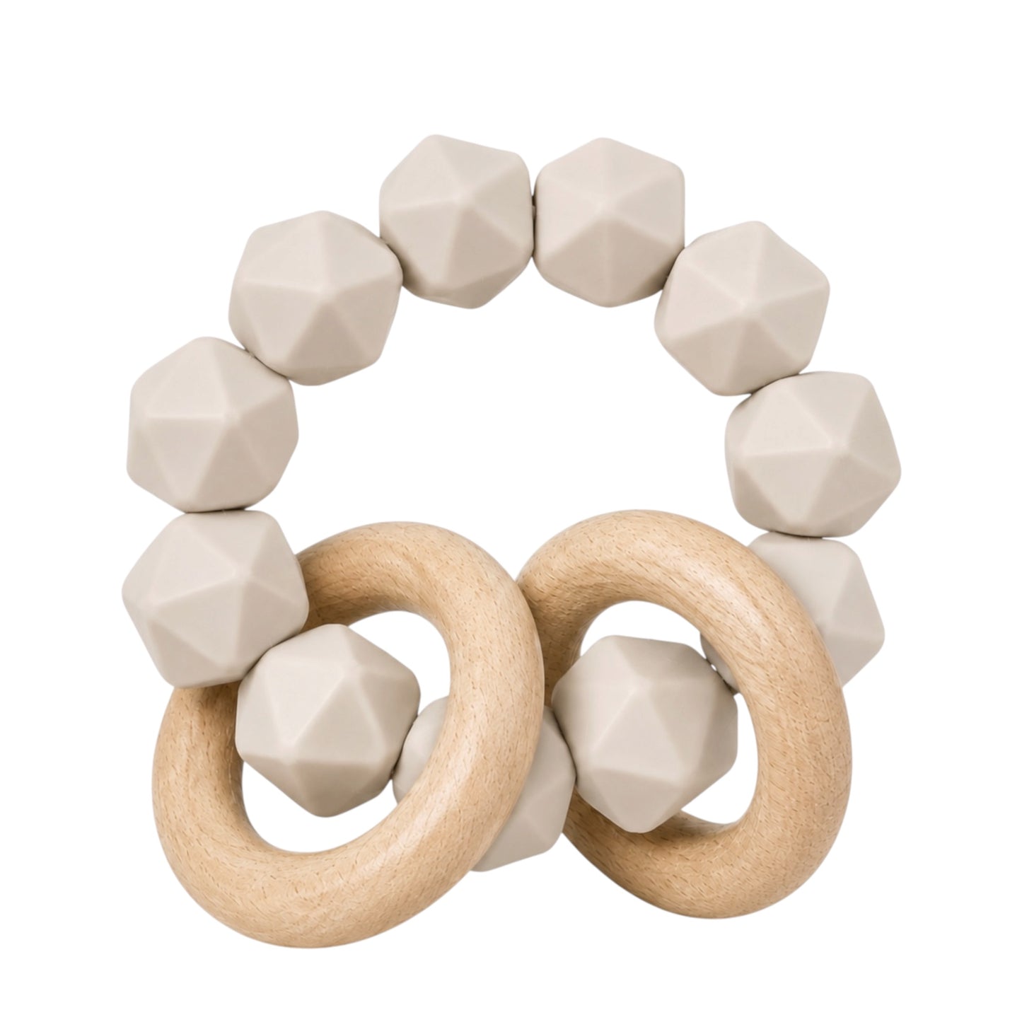 Taupe Abby Rattle Toy