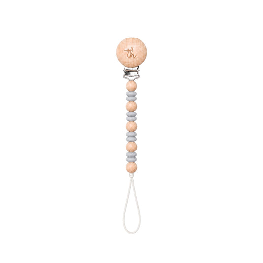 Light Gray Ori Pacifier Clip