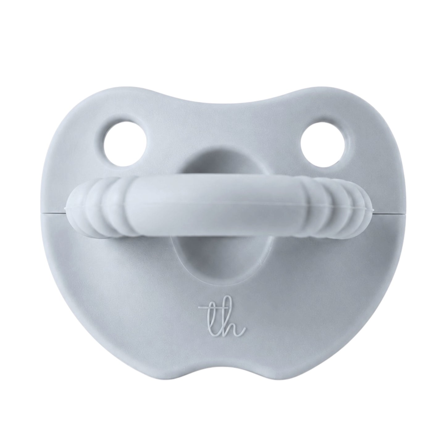 Light Gray Flat Silicone Soother