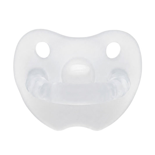 Clear Flat Silicone Soother