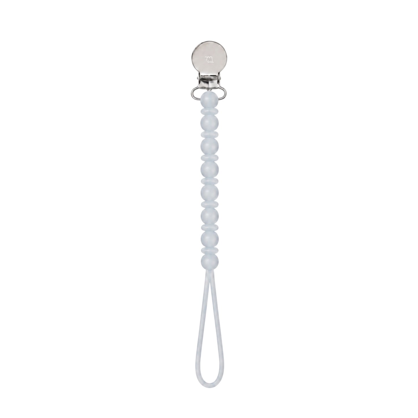 Clear Le Crew Petite Pacifier Clip