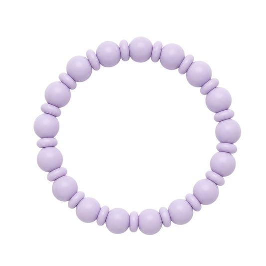 Lavender Silicone Teething Ring Toy