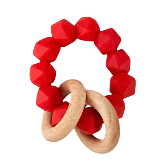 Scarlet Red Abby Rattle Toy