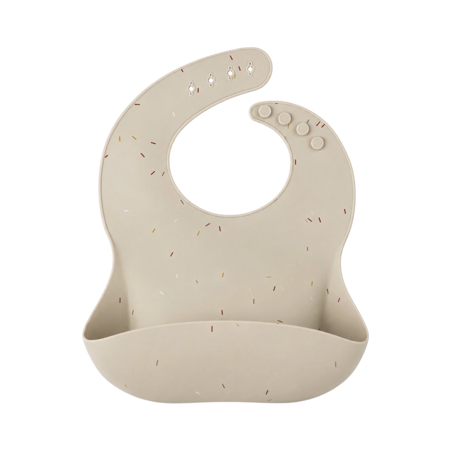 Vanilla Sprinkle Silicon Bib