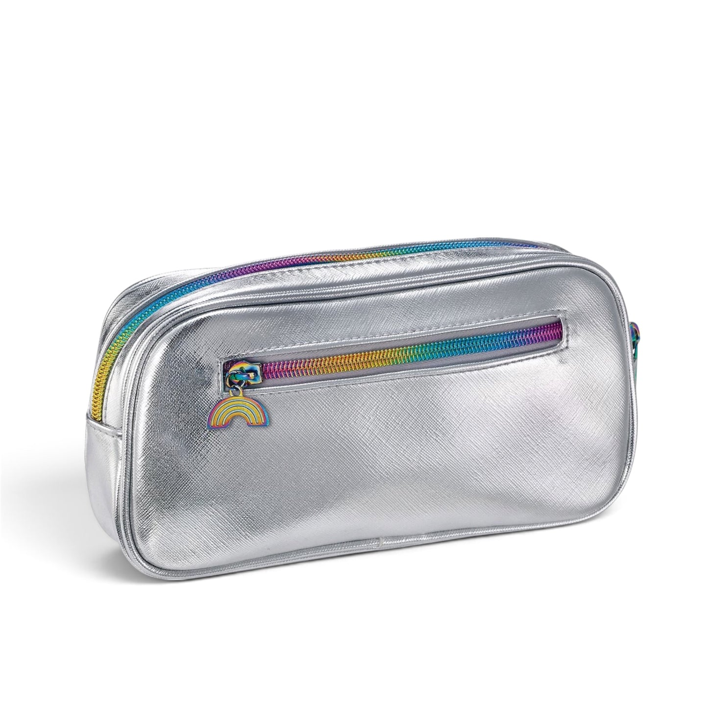 Rainbow Silver Small Cosmetic Bag