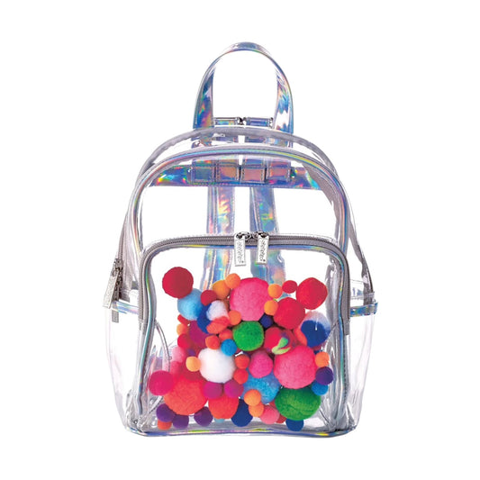 Pom Pom Clear Backpack