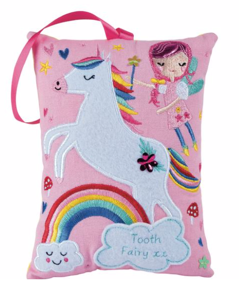Unicorn Tooth Fairy Cushion