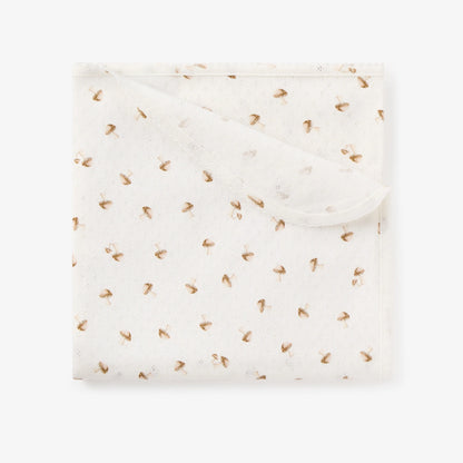 Forest Forager Organic Cotton Pointelle Baby Blanket