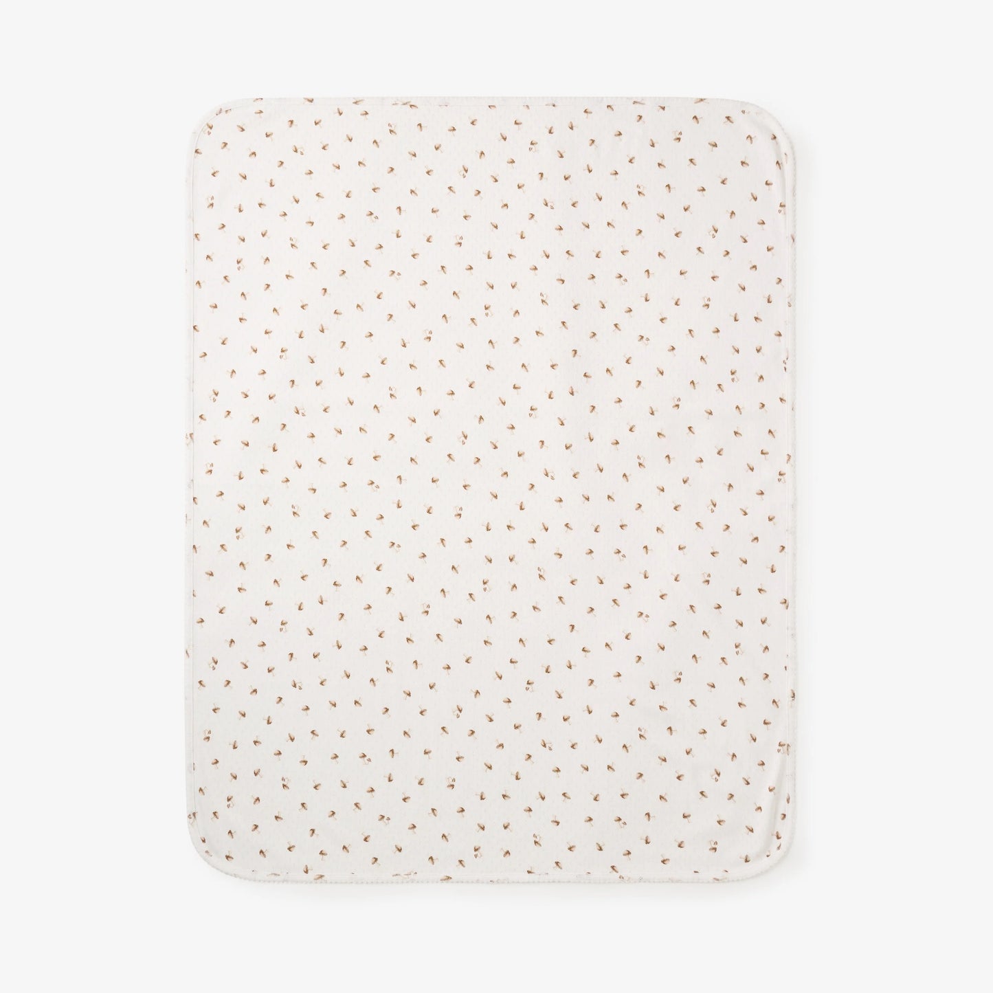 Forest Forager Organic Cotton Pointelle Baby Blanket