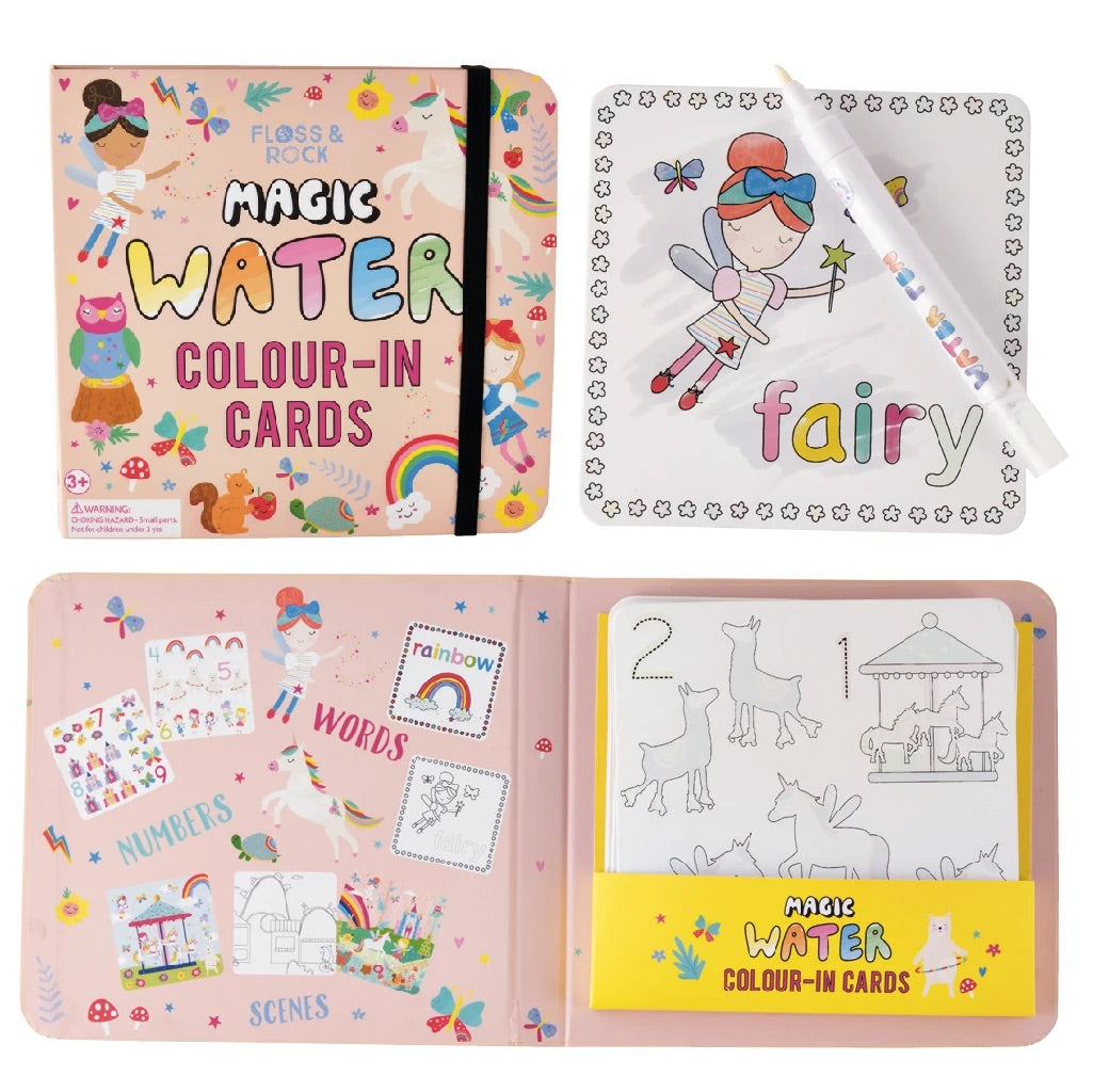 Magic Color Changing Water Cards – Fairy Unicorn.