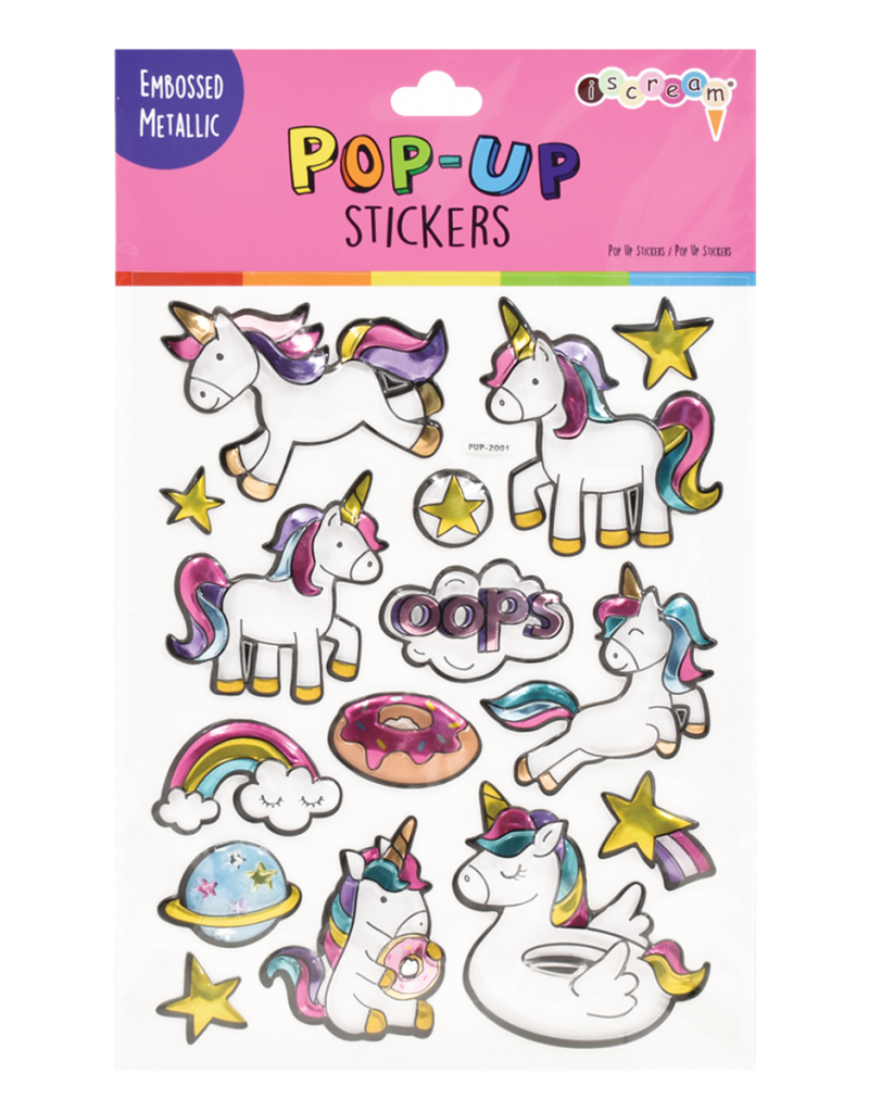Unicorn Pop-Up Stickers