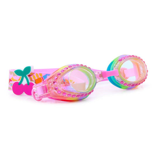 Rainbow Swirl Glitter Goggles
