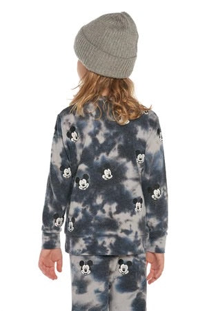 Mickey Toss Tie Dye Hacci Pullover