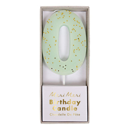 Number "Zero" Candle