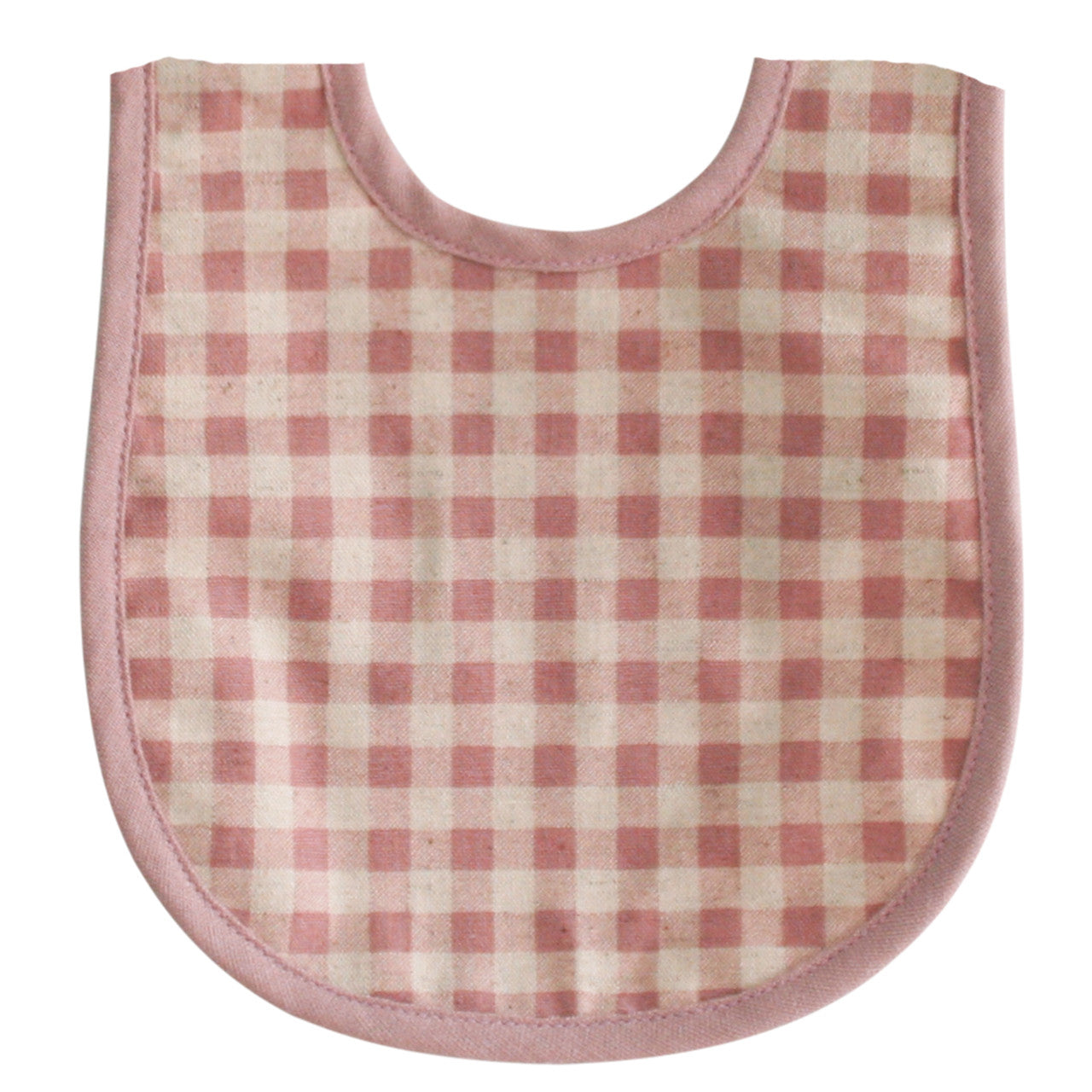 Pink Checkered Bib