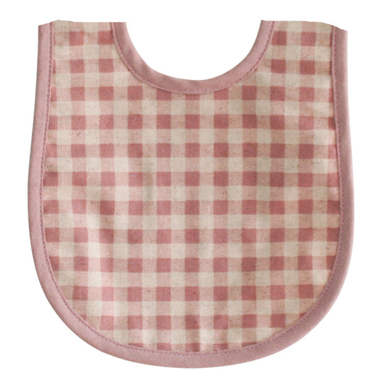 Pink Checkered Bib
