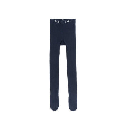Navy Cotton Tights