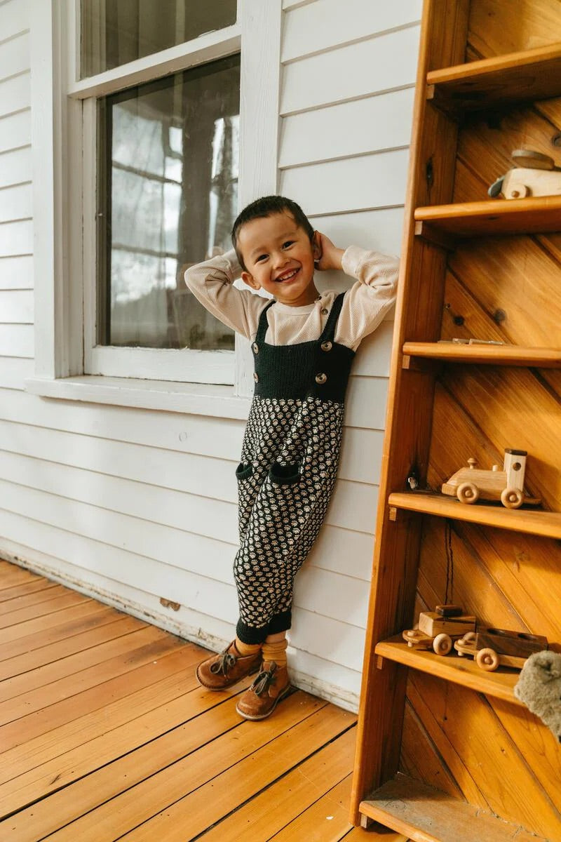 Cypress & Cream Knit Overall