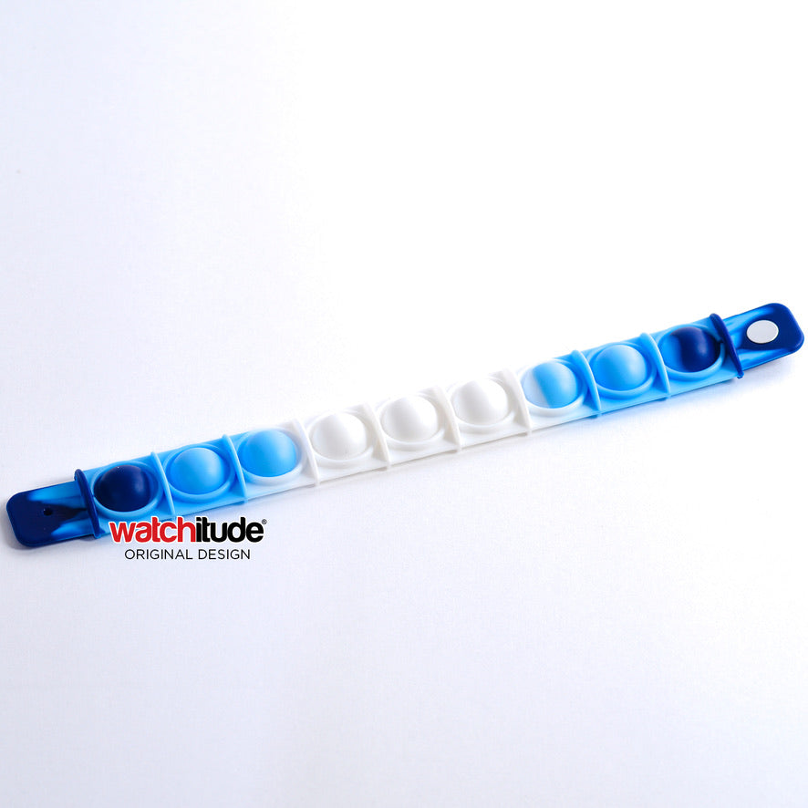 Ombré Blue POP'd Bracelet Popping Toy
